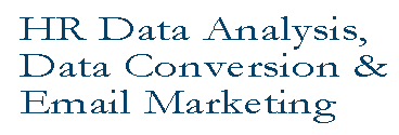 HR Data Analysis and data conversion service